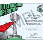 Outstanding Operator achievement badge