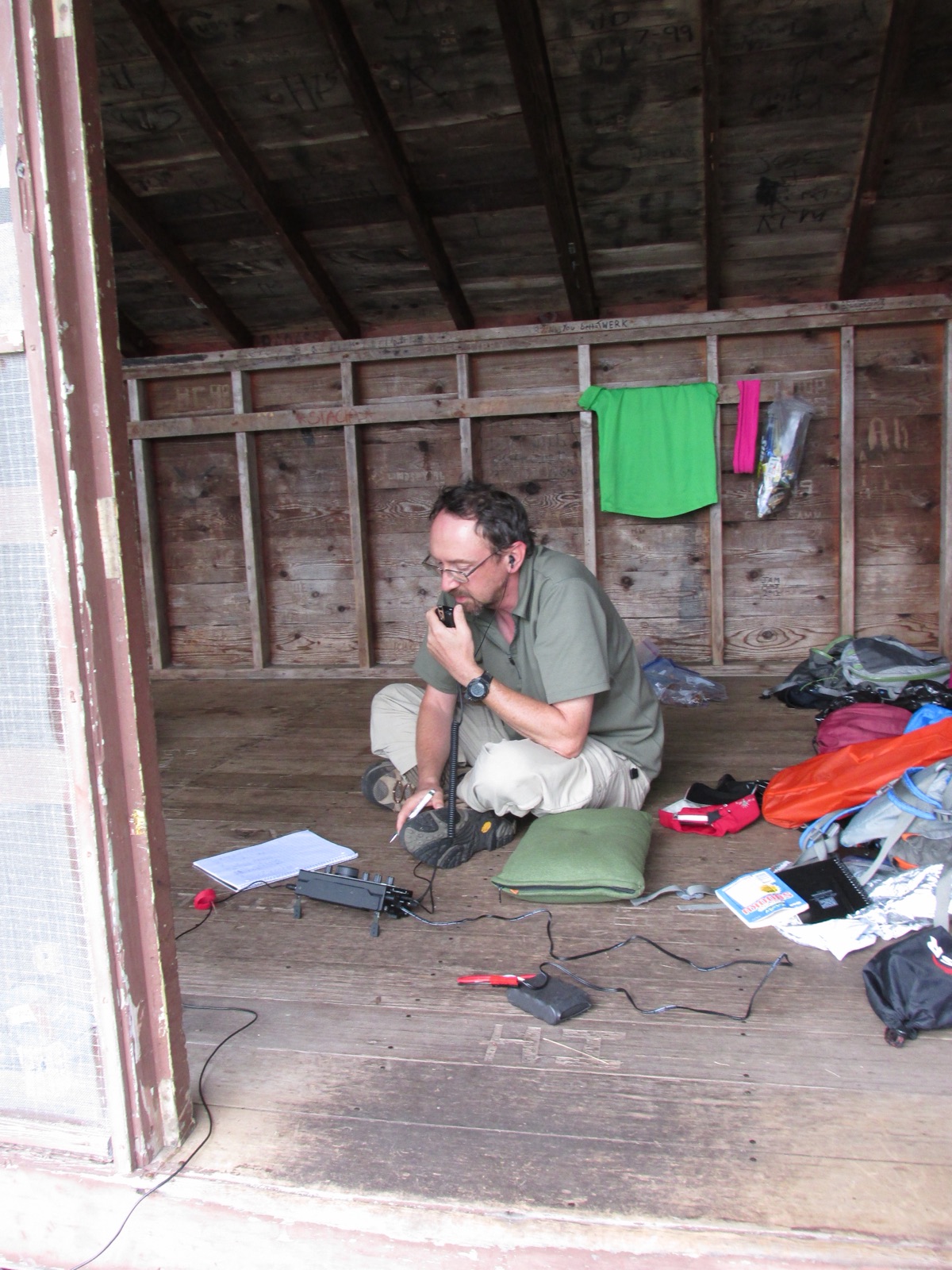 Backpacking station